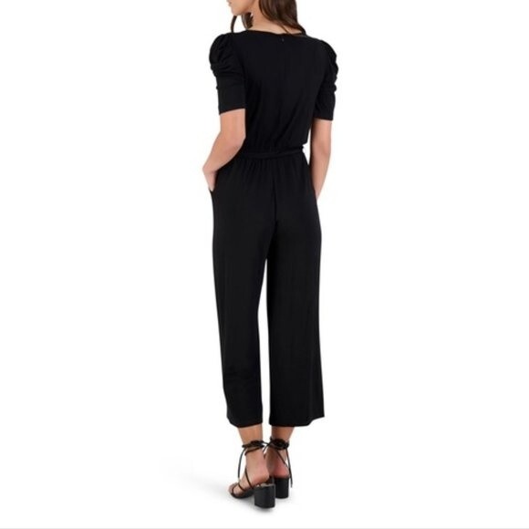 BB Dakota Steve Madden Black Crop/Ankle Jumpsuit - Picture 3 of 9